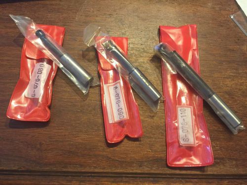 Toolmex Carbide Tipped Boring Bars Set of 3 (6-076-080, 6-076-090, 6-076-110)