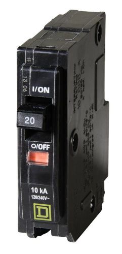 SQUARE D QO120 Plug-In Circuit Breaker 20-Amp 1 Pole 120/240 Box Of 10 (NEW)