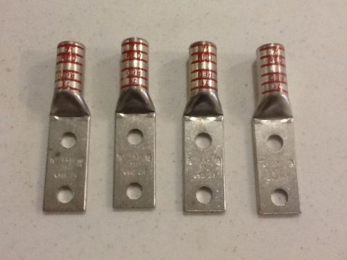 Thomas &amp; betts #71 compression lugs red #71 350 kcmil 2 hole 1 3/4&#034; hole spacing for sale