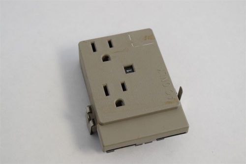 Haworth PRD-3B Cubicle Electrical Power Distribution Outlet Receptacle Tan
