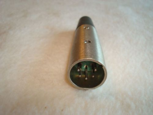 Switchcraft A5M XLR Male Audio Cable Connector (Used)