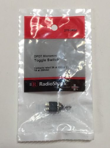 DPDT Micromini Toggle Switch #275-0626 By RadioShack