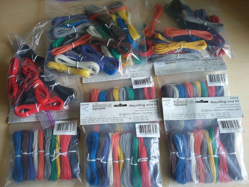 BIG LOT of Velleman K/MOW Mounting Wire Kit - 60m - 10 Color NEW Sealed and open