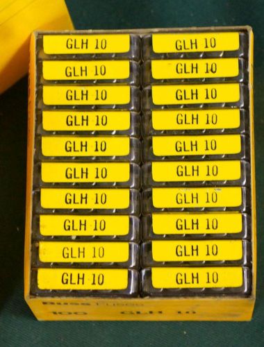 100 NEW BUSS GLH 10 FUSES !!  5 BOXES OF 100 AVAILABLE  !!    G997