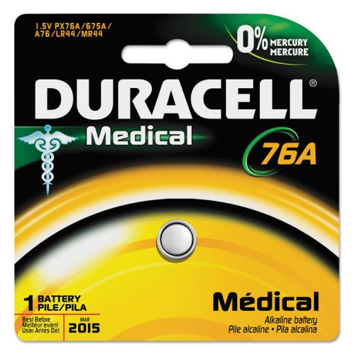 &#034;Duracell Alkaline Medical Battery, 76a, 1.5v&#034;