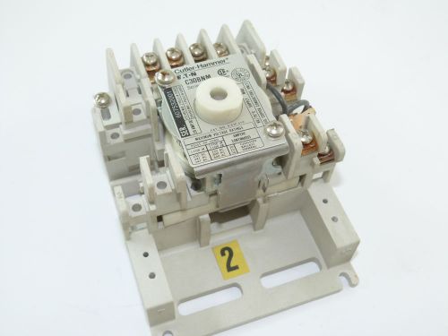 Cutler hammer c30bnm 120v coil used lighting contactor for sale