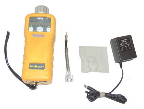 Rae pgm-7600 minirae-2000 voc gas monitor &amp; sensor &amp; filter &amp; adapter/ warranty for sale