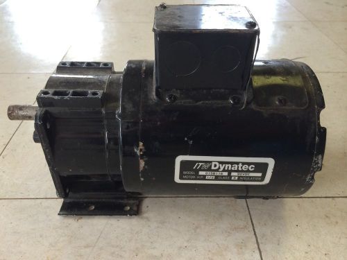 Itw dynatec 015b116 90vdc 1/2hp 180&#034;/lb torque 154 full load rpm fully enclosed for sale