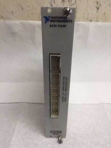 NI SCXI-1163R RELAY SWITCH OPTICALLY ISOLATED 32 CHANNEL National Instruments
