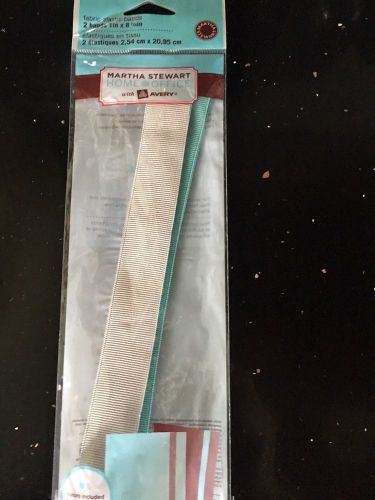 Martha Stewart Fabric Elastic Bands-2- 1 In X 8 1/4