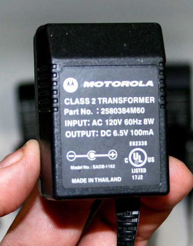 Motorola 2580384M60  Minitor III/ IV power adapter