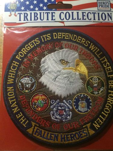 Heroes Pride Tribute Collection # 8429 Defenders of our Freedom 5&#034; Patch {NEW}