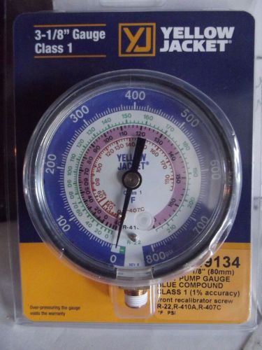 Yellow Jacket 49134 Low Side Replacement Gauge, R-22/407C/410A, BOX 4