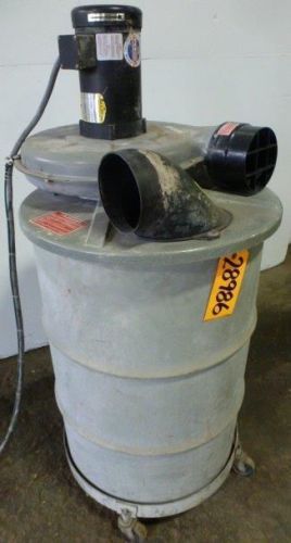 CINCINNATI DUST COLLECTOR WITH 55 GALLON DRUM  (28986 )