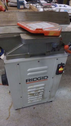USED RIDGID JP06000 *6&#034;* INDUSTRIAL COMMERCIAL PLANER JOINTER IN GREAT CONDITION