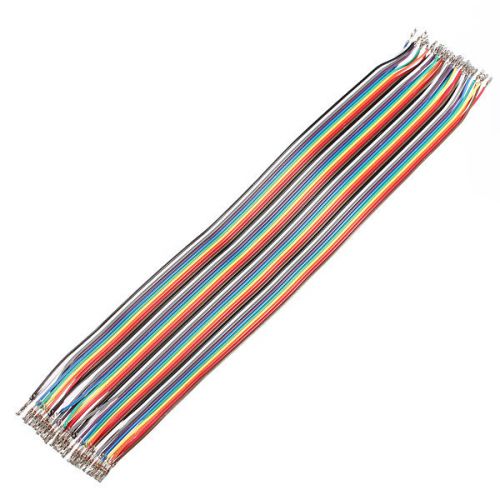 40Pcs 30cm Female to Female Breadboard Jumper Cable Wire Connector For Arduino