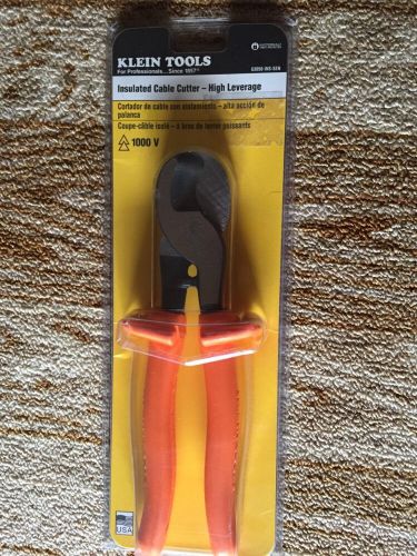 Klein tools insulated cable cutters high leverage thousand volt for sale