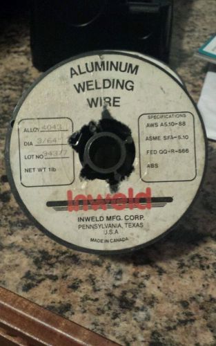 Inweld ER 4043 ALUMINUM MIG WIRE 3/64 X 1 LB SPOOL