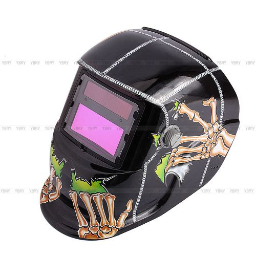 Fully automatic skull solar auto darkening welding grinding helmet welder mask for sale
