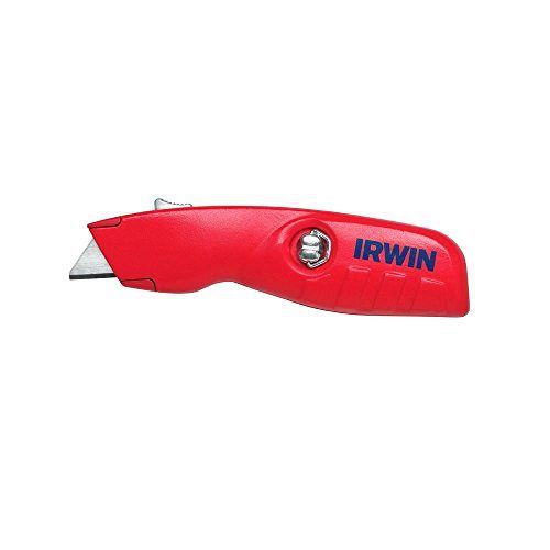 Irwin Tools 2088600 Self Retracting Safety Knife with Ergonomic NoSlip Handle