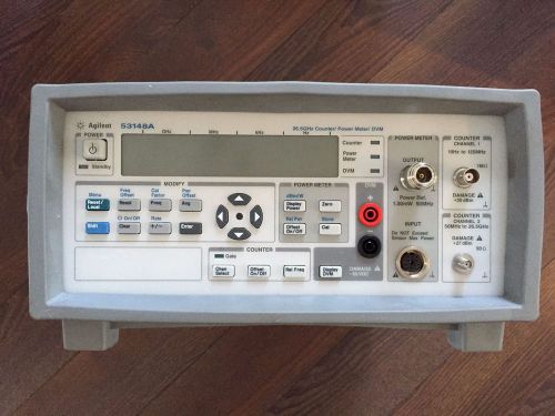 Agilent  53148A counter power meter with 8485A and 8485D sensor