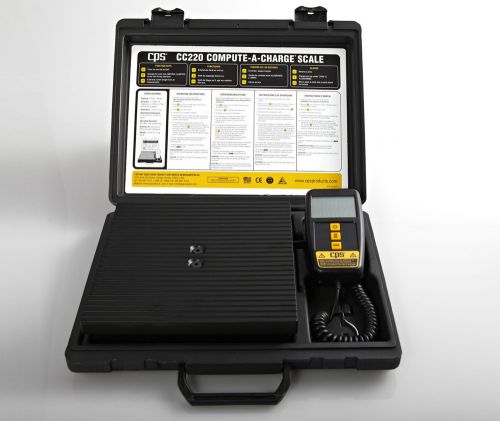 Cps cc220 compute-a-charge refrigerant charging scale - new! for sale