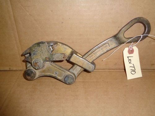 Klein tools  cable grip puller 4500 lb capacity  1685-20   5/32 - 7/8  lev770 for sale