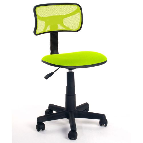 Ergonomically Office Task Chair Desk Mesh Fabric Pads Height Adjustment GREEN