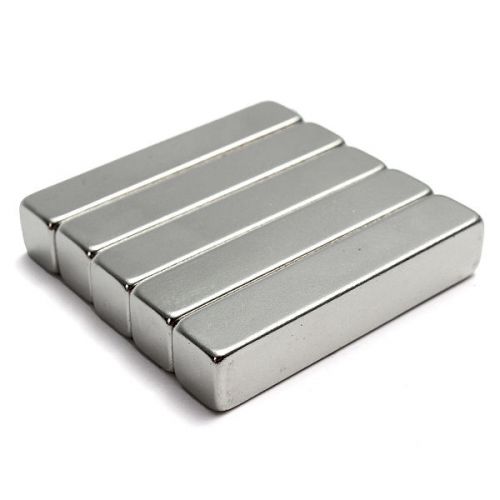 5pcs n35 50x9x9mm large strong neodymium bar magnet rare earth magnets for sale
