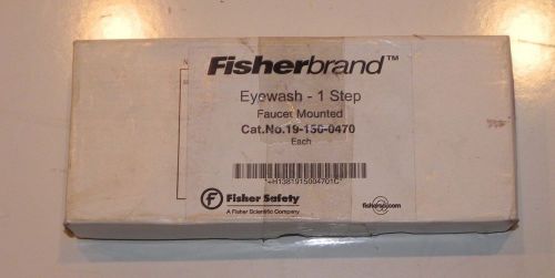 Fisherbrand fisher safety eyewash station faucet mounted cat.no. 19-150-0470 for sale