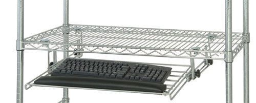 Chrome Wire Keyboard Drawer