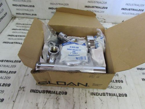Sloan model 110 flush valve ( chrome) new in box for sale