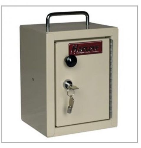 HARLOFF MEDICINE CABINET SMALL SINGLE DOOR &amp; LOCK. NARCOTICS BOX
