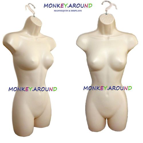 Flesh Female MANNEQUIN Torso Body Display Women Clothing Pant Dress Hanging Form