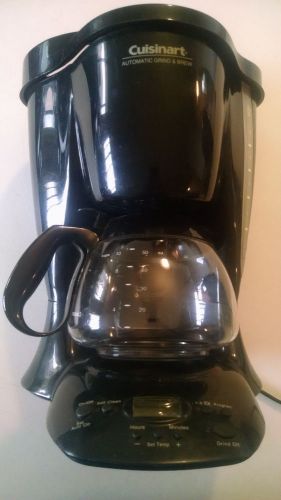Cuisinart automatic grind&amp;brew coffee maker - dgb-300bk - grinds beans &amp; brews @ for sale