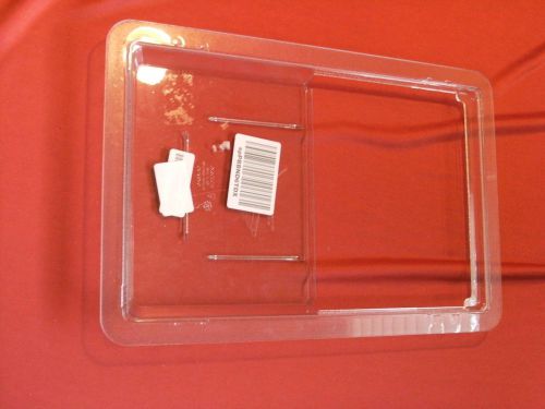 Cambro 1218sccw135 camwear clear 12&#034; x 18&#034; slidinglid food box cover for sale