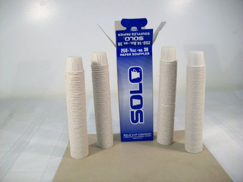 1 BOX OF 1/2 oz DISPOSABLE PORTION PAPER SOUFFLE CUPS (250 each)