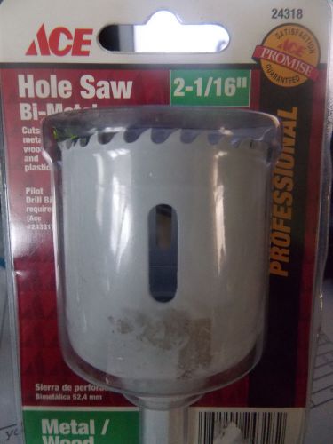 Hole saw bi- metal 2-1/16&#034; ace 24318 for sale