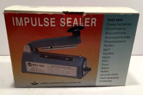 Thermal Impulse Sealer ~ International Electric AIE-100T ~ 4 Inch ~ New in Box