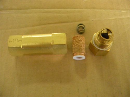 Hoke brass coupler 631 f4b 424 with filter and spring new for sale
