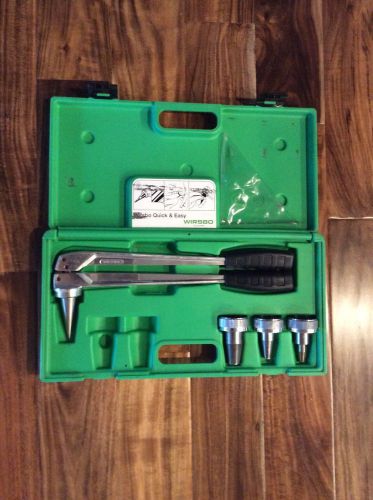 Uponor wirsbo pex tubing tube expander expanding tool 1/2&#034; 3/4&#034; &amp; 1&#034; heads for sale