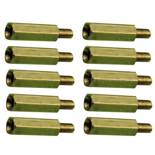 50 pcs new m3 male 6mm x m3 female 15mm m3 15+6 brass standoff spacer djng for sale
