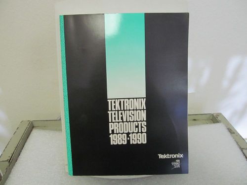 Tektronix television products catalog....1989-1990 for sale