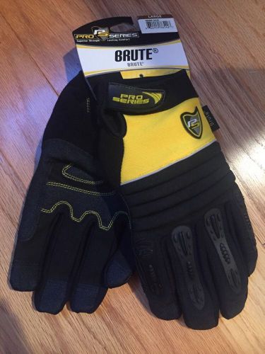 Brand New Brute Pro Series Size Large Safety 86540 Gloves