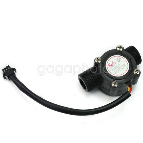 2.0mpa lightweight hall flow water sensor fluid flowmeter control 1-30l/min for sale