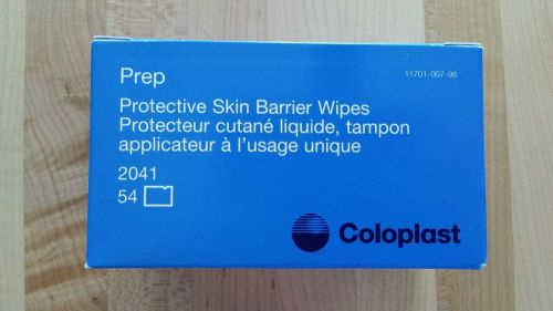 Coloplast Protective Skin Barrier Wipes #2041. 3 boxes of 54. 162 total.