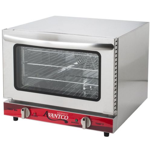 Avantco CO-14 Quarter Size Countertop Convection Oven, 0.8 Cu. Ft. - 120V