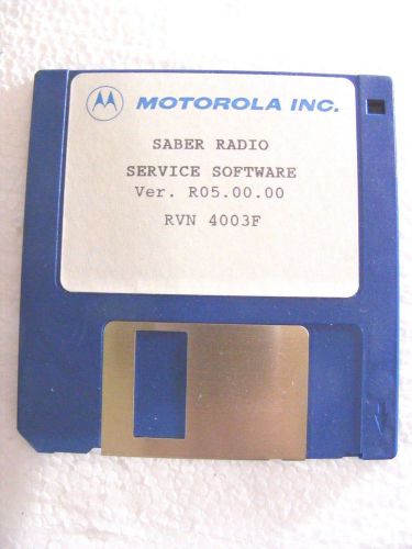 Motorola Saber Radio Service Software RVN4003F
