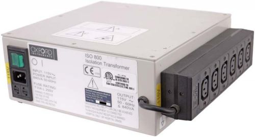 Oxford ISO-800 ISO800 6-Output 840VA Medical Grade Lab Isolation Transformer