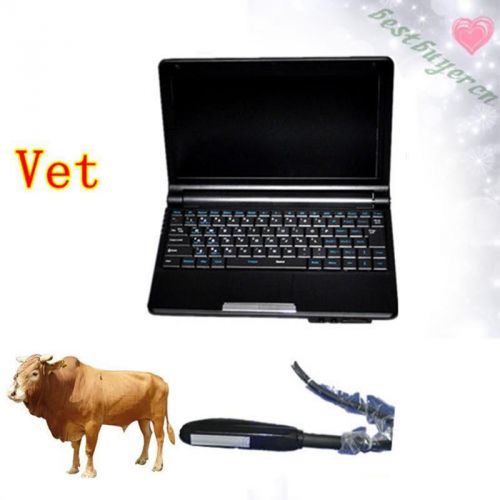 2015 MODEL!!Full Digital Laptop Veterinary vet Ultrasound Scanner Rectal ProbePP